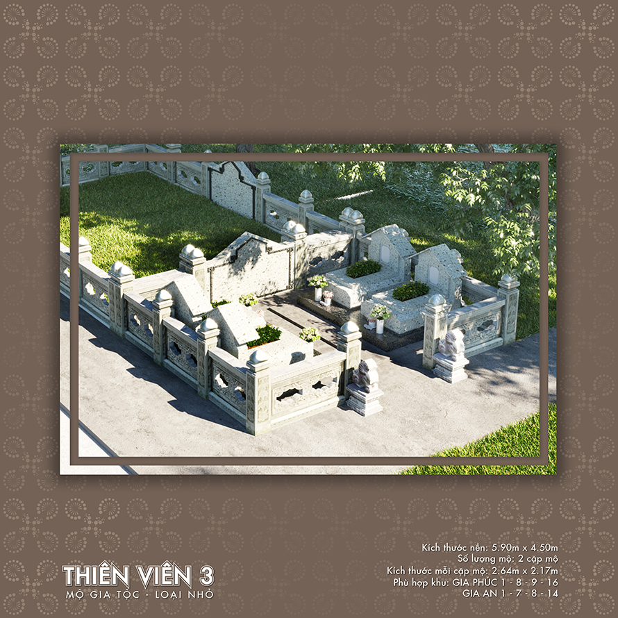 Mộ gia đình Long An nhỏ